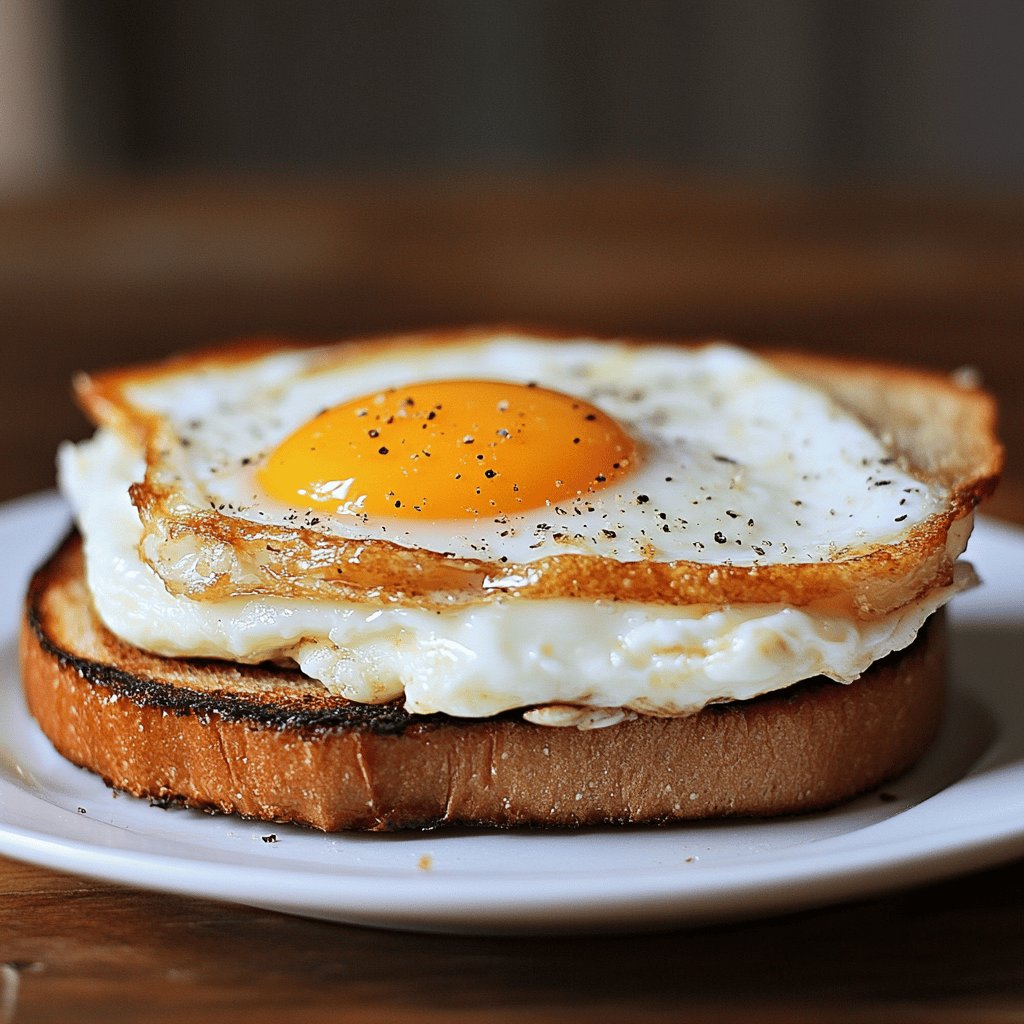 Simple Fried Egg Sandwich