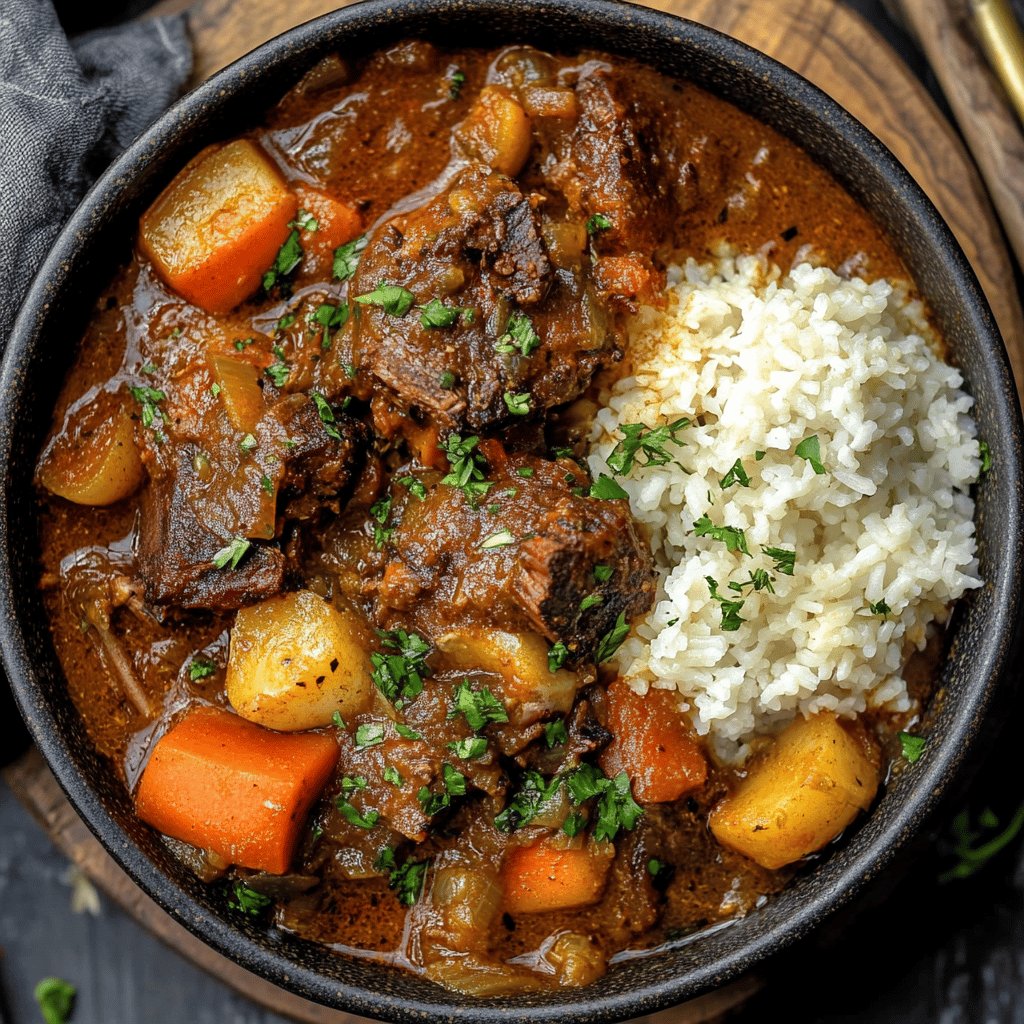 African-Style Oxtail Stew