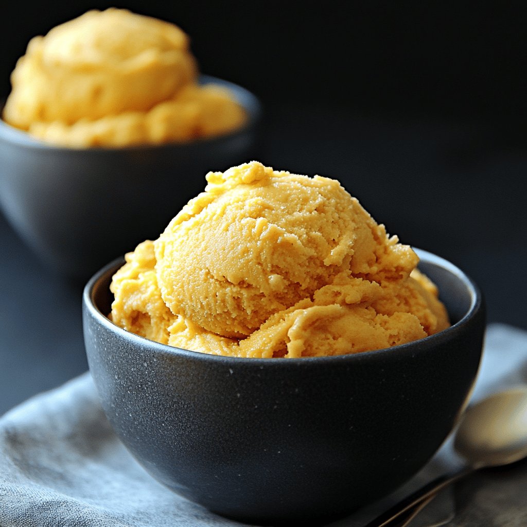 Creamy Pumpkin Ice Cream