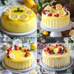 Gâteau fondant au citron