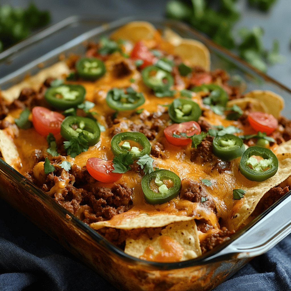 Beef Nacho Casserole