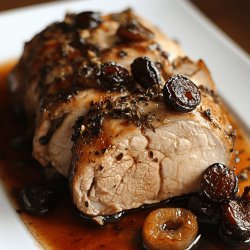 Rôti de porc aux pruneaux