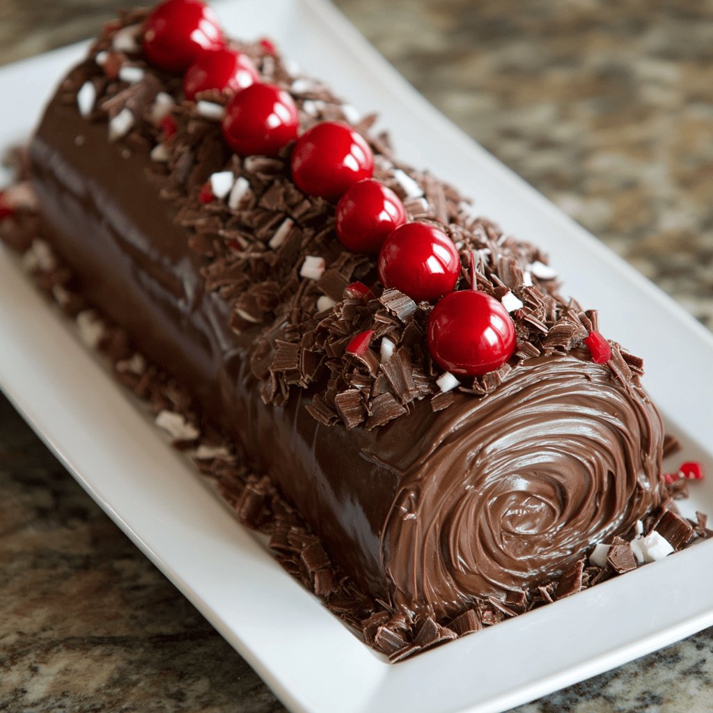 Bûche de Noël traditionnelle