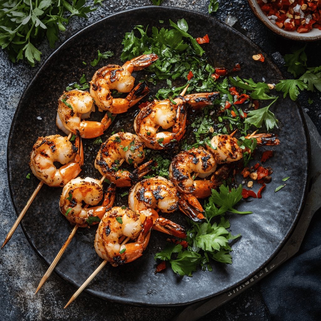 Grilled Shrimp Skewers