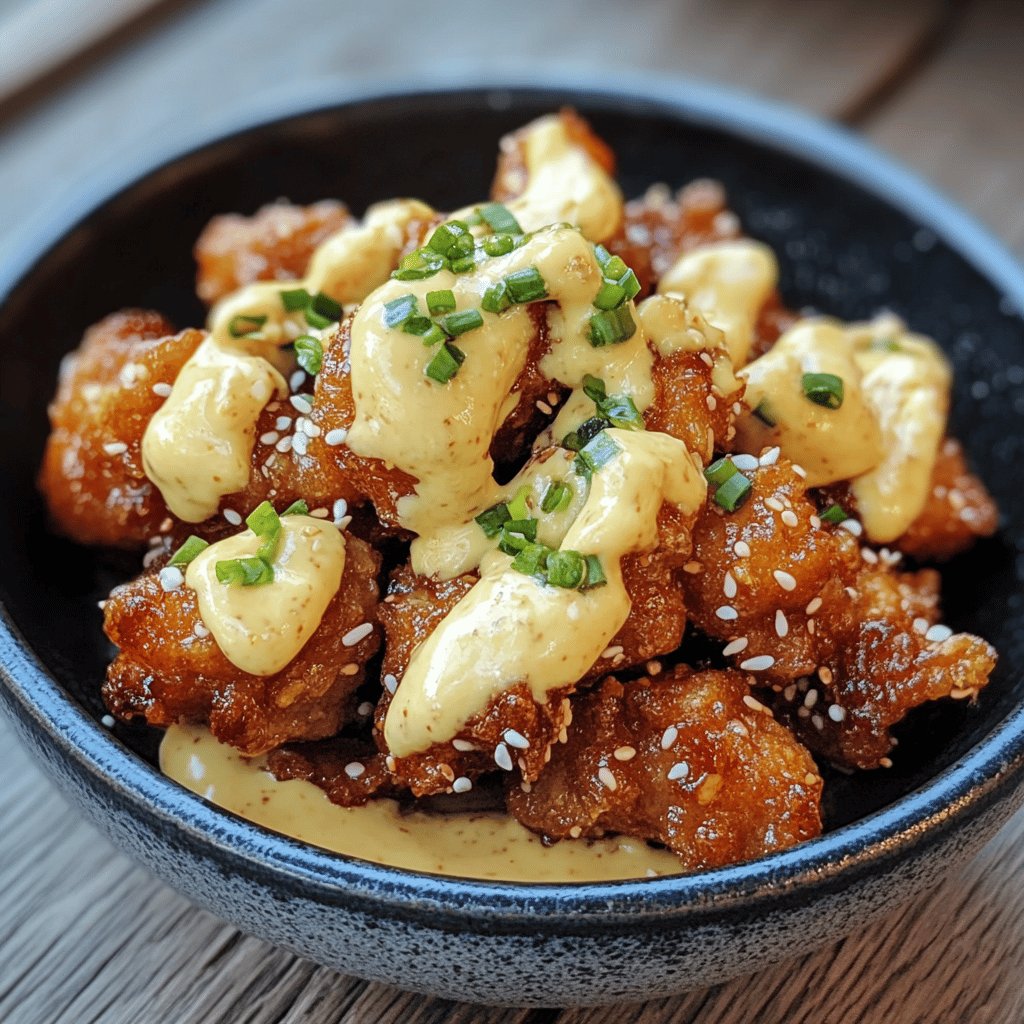 Karaage with Honey Mayo