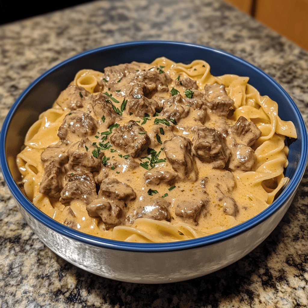 Instant Pot Beef Stroganoff