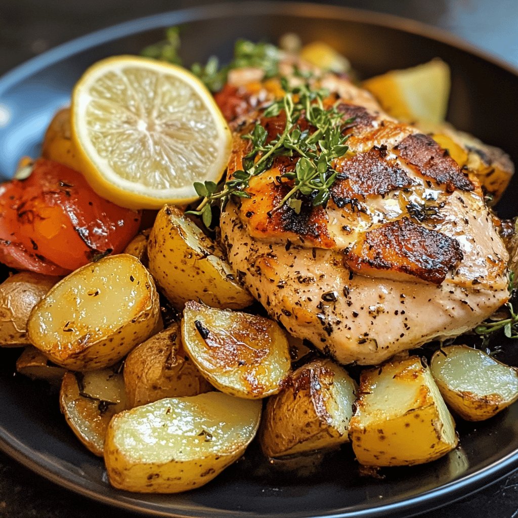 Greek Lemon Chicken with Potatoes