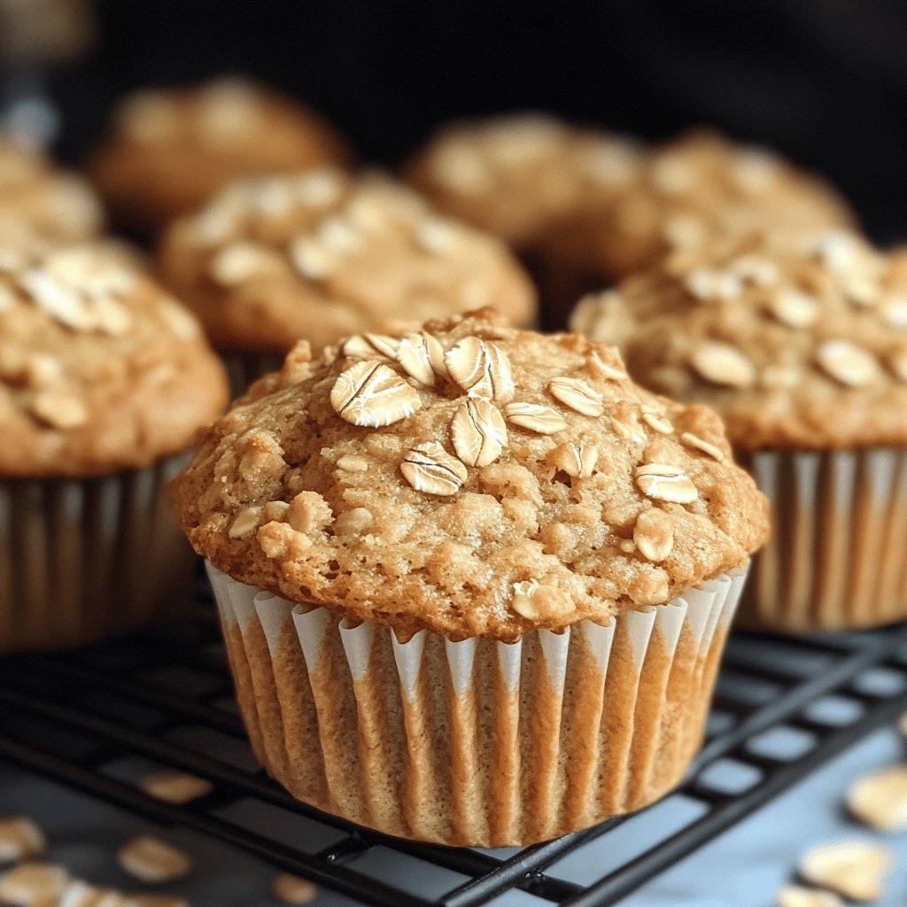 Quick and Easy Oatmeal Muffins