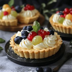 Tarte à la crème sans œufs