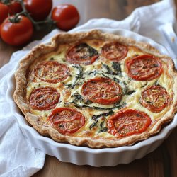 Quiche tomate chèvre