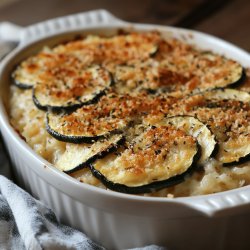 Gratin de courgettes et riz