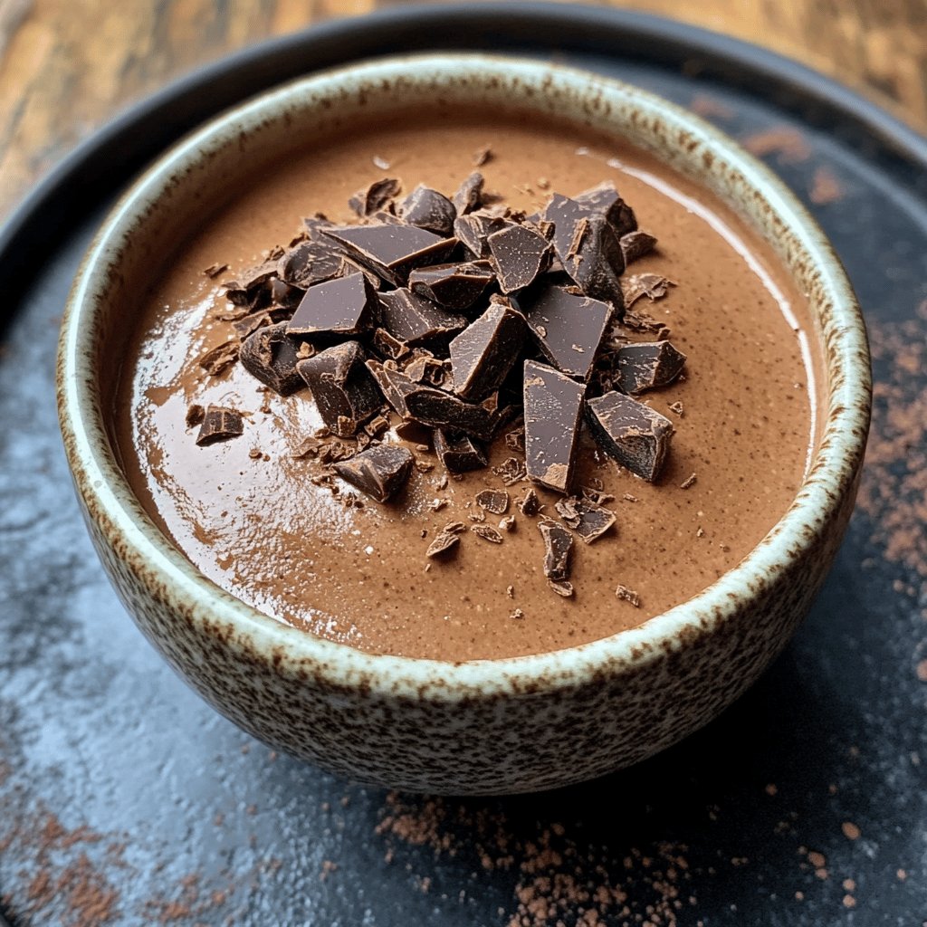 Creamy Cocoa Chocolate Mousse