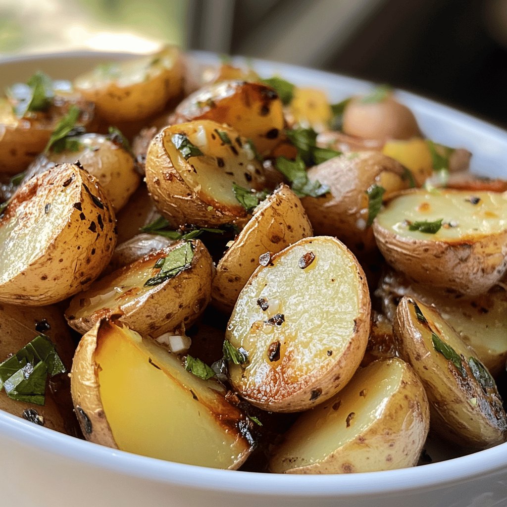 Lemon Garlic New Potatoes