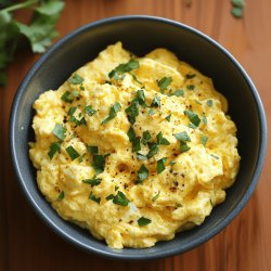 Quick Microwave Scrambled Eggs