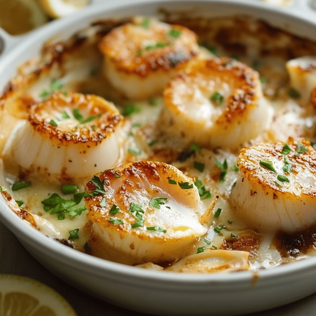 Baked Scallops Delight