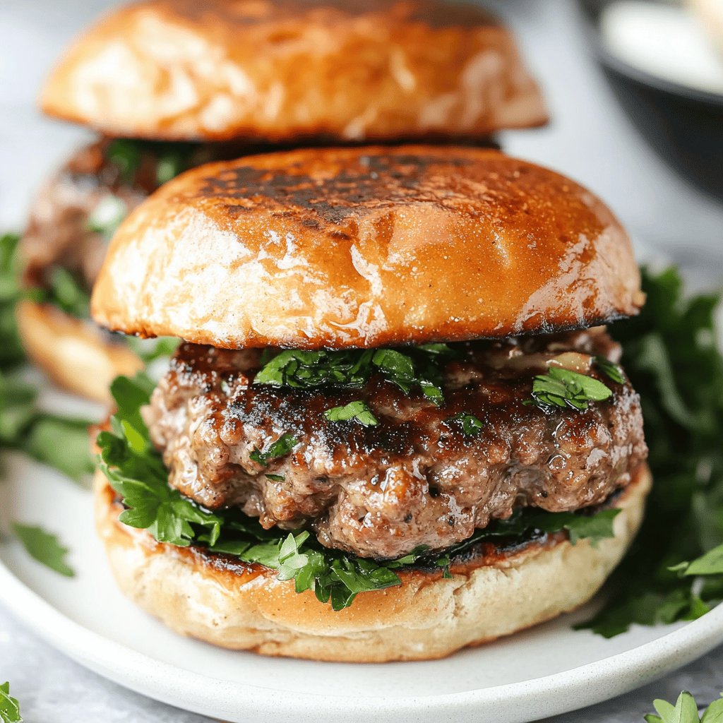 Delicious Lamb Burgers