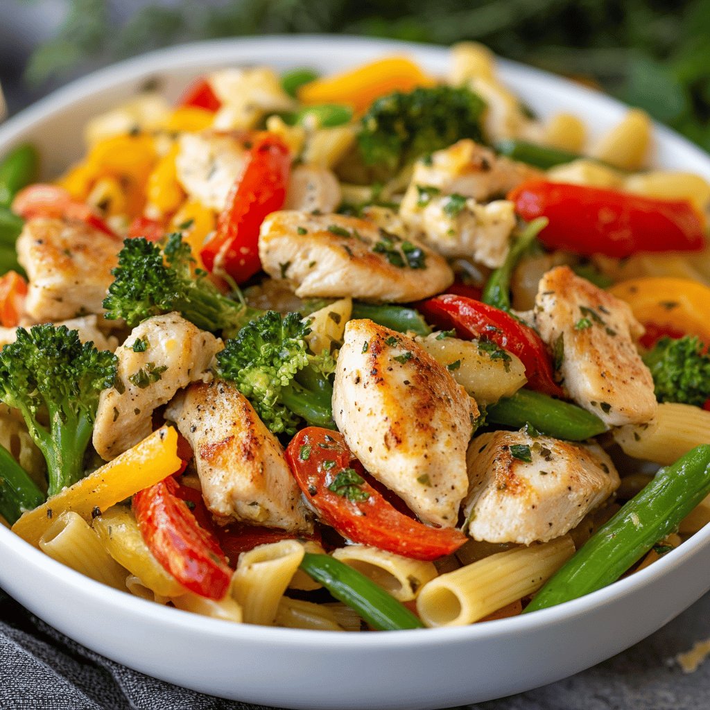 Simple Chicken Primavera