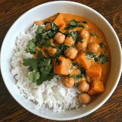 Vegan Sweet Potato Chickpea Curry