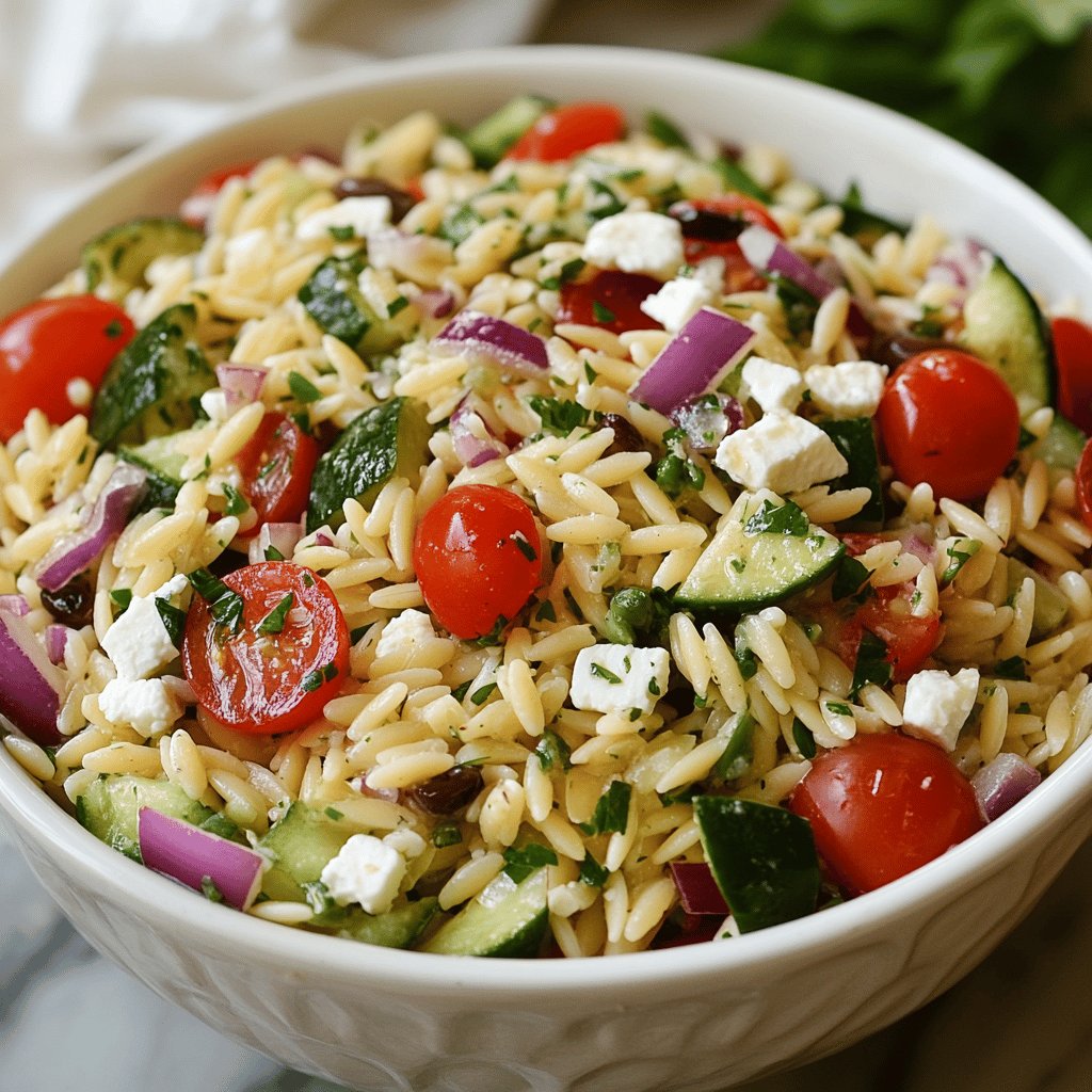 Greek Orzo Salad