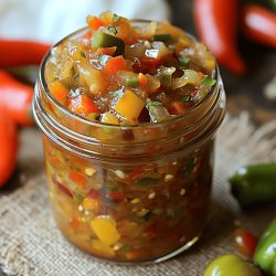 Sweet and Spicy Pepper Relish