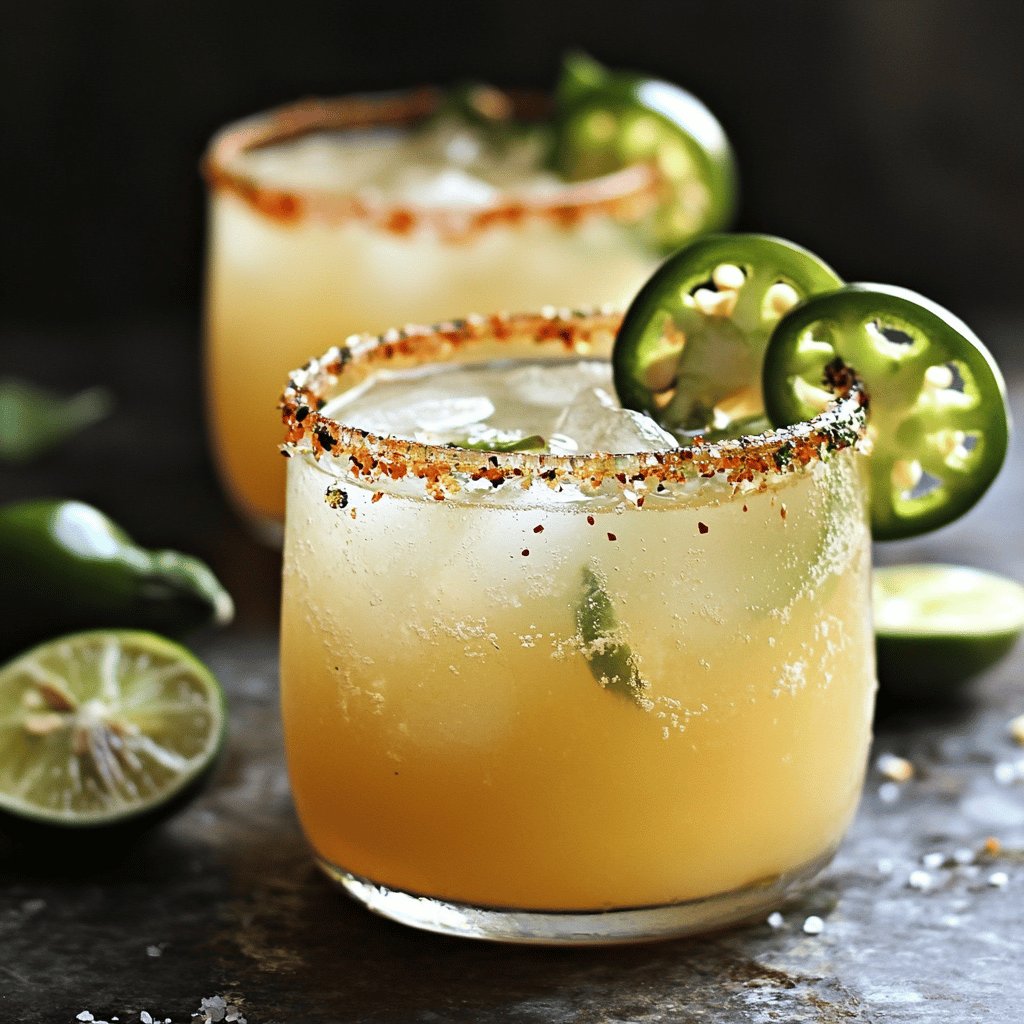 Spicy Jalapeño Margaritas