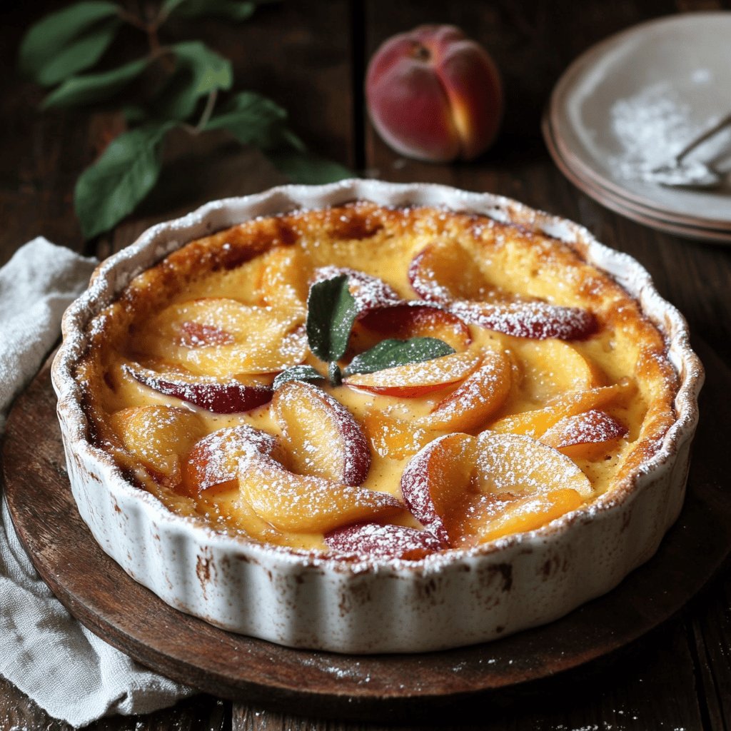 Clafoutis aux Nectarines
