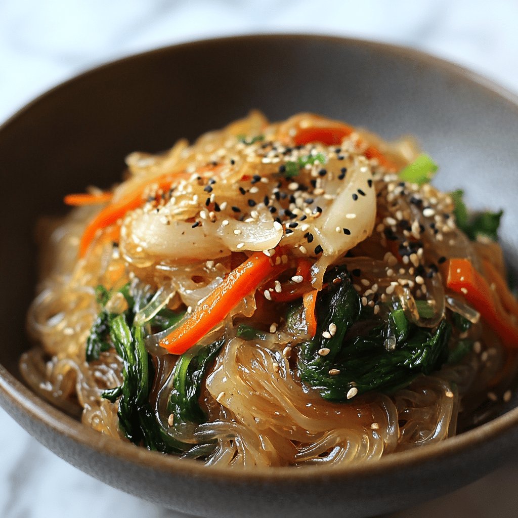 Korean Japchae Glass Noodles