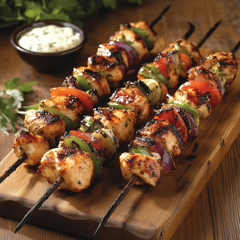 Grilled Chicken Skewers