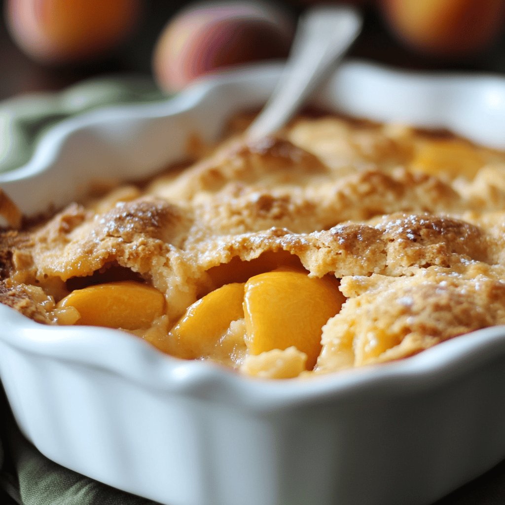 Gluten-Free Peach Cobbler