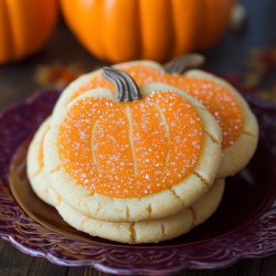 Pumpkin Sugar Cookies