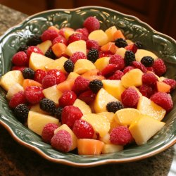 Winter Fruit Salad with Lemon Dressing