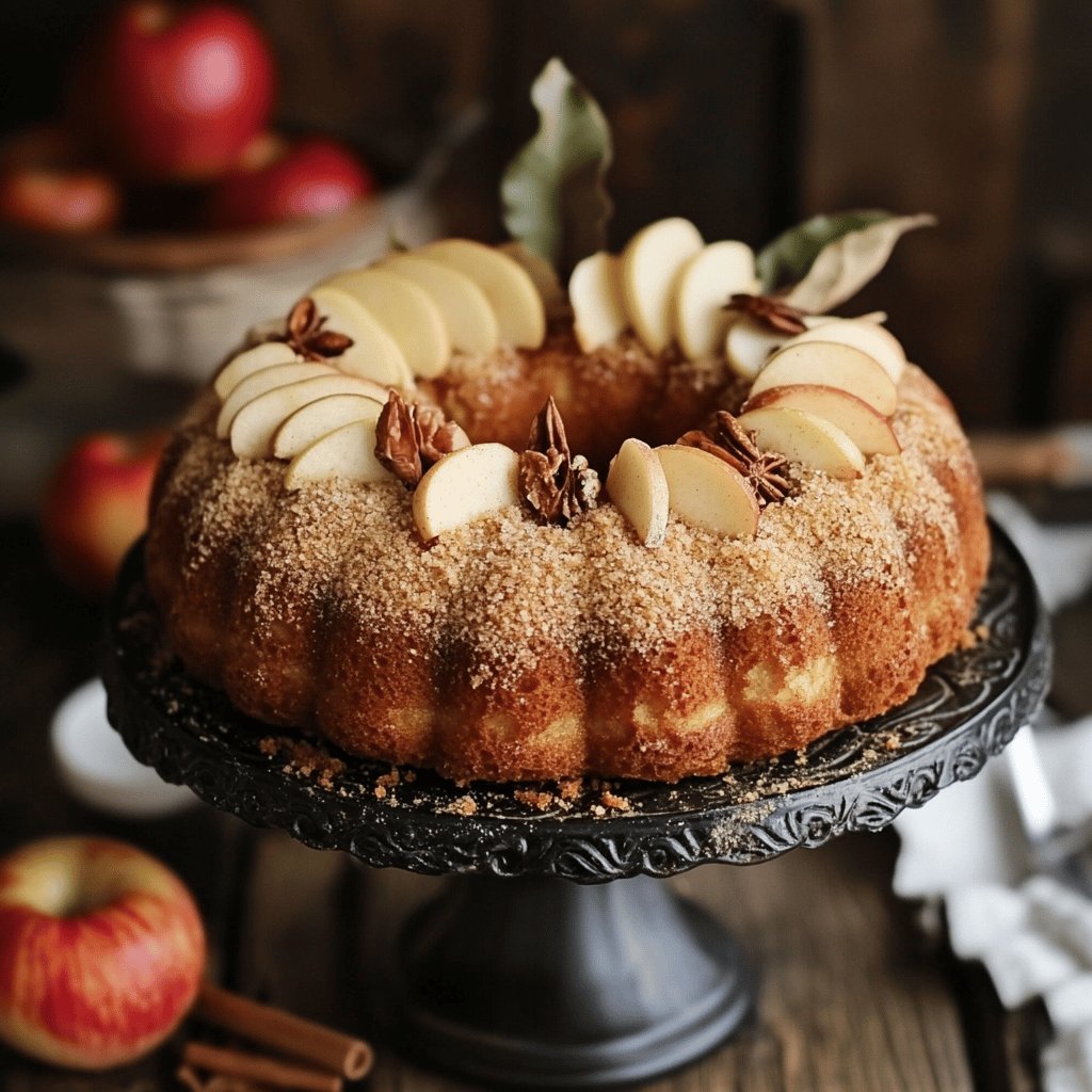 Apple Cider Donut Cake