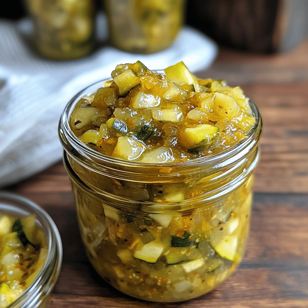 Sweet Zucchini Relish