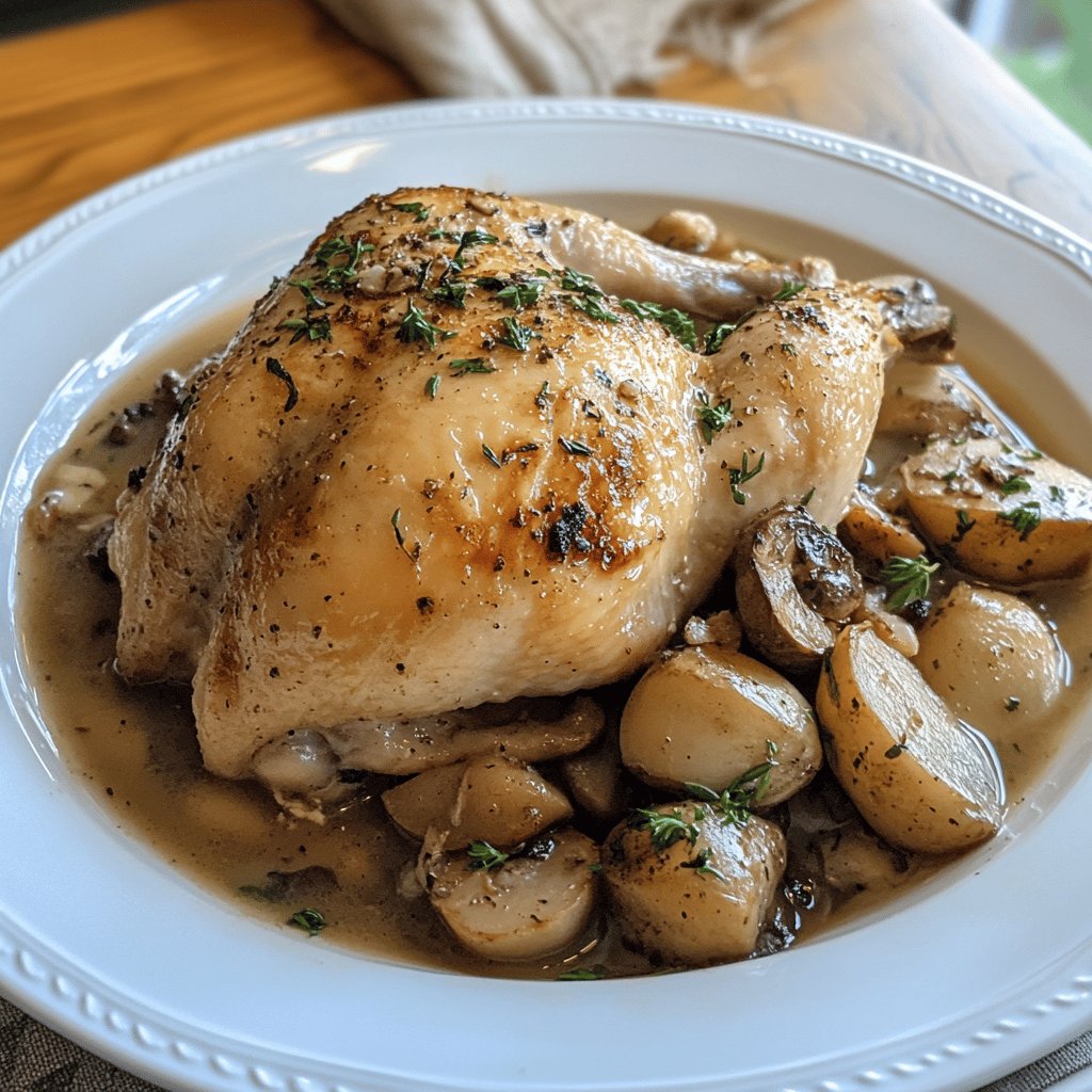 Slow Cooker Whole Chicken