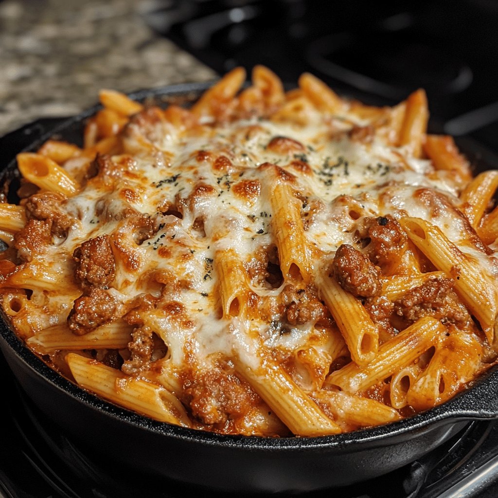 Baked Penne with Sausage