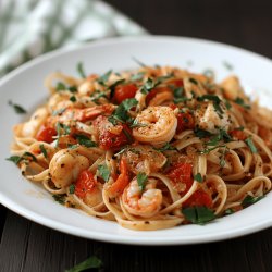 Seafood Linguine Delight