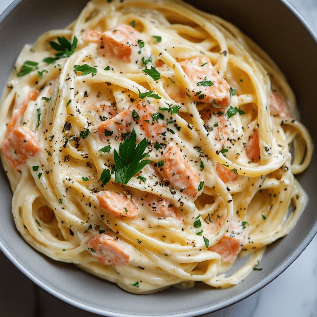 Creamy Smoked Salmon Pasta