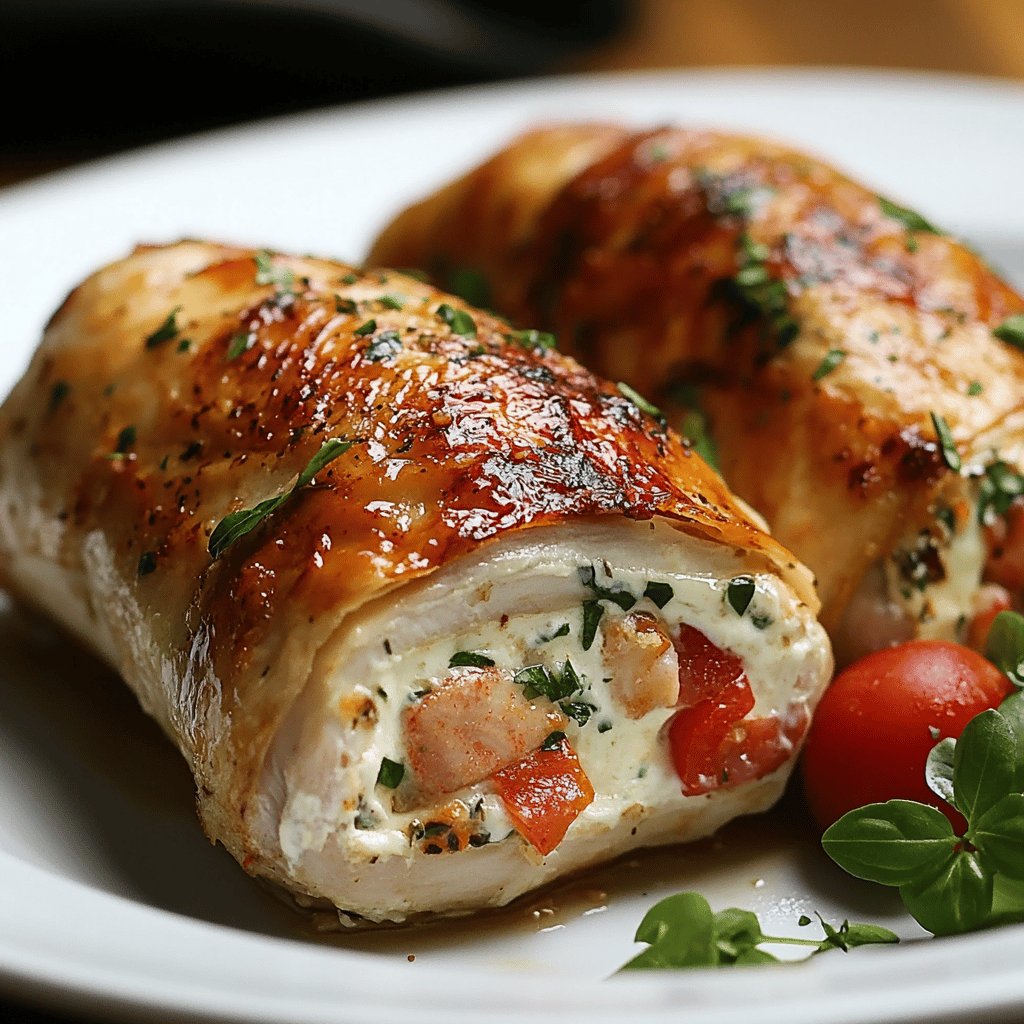 Stuffed Chicken with Cream Cheese