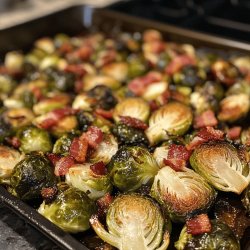 Roasted Brussels Sprouts with Bacon