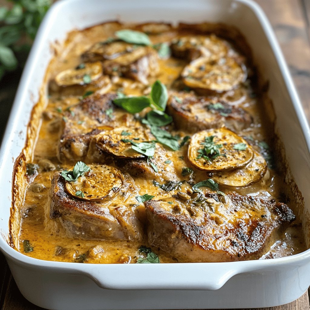 Savory Pork Chop Casserole