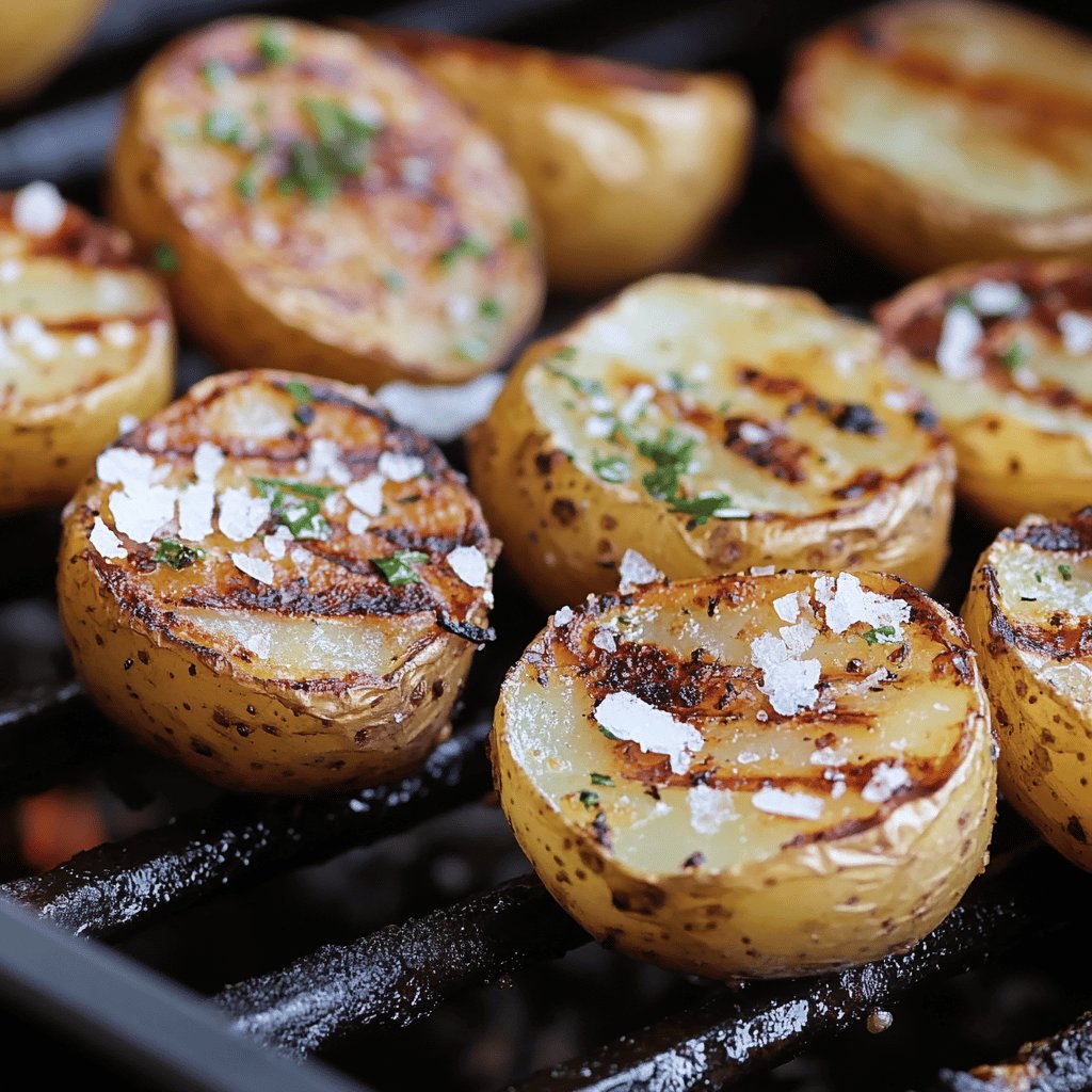 Salty Grilled Potatoes