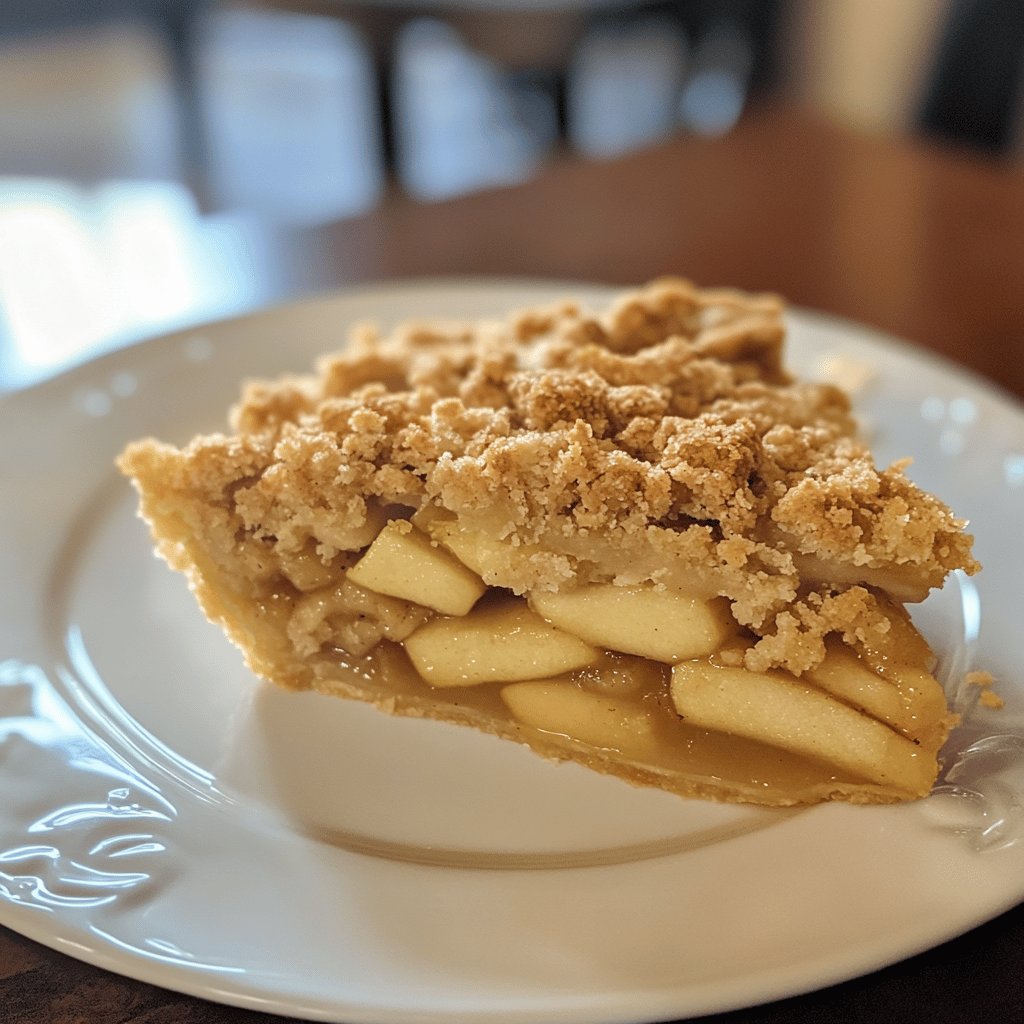 Classic Apple Crumb Pie