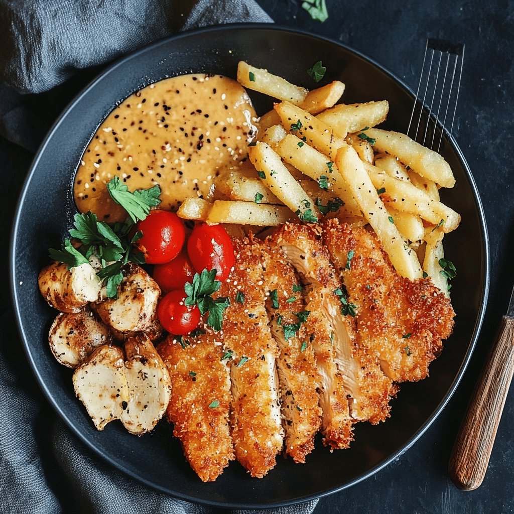 Oven-Baked Chicken Schnitzel