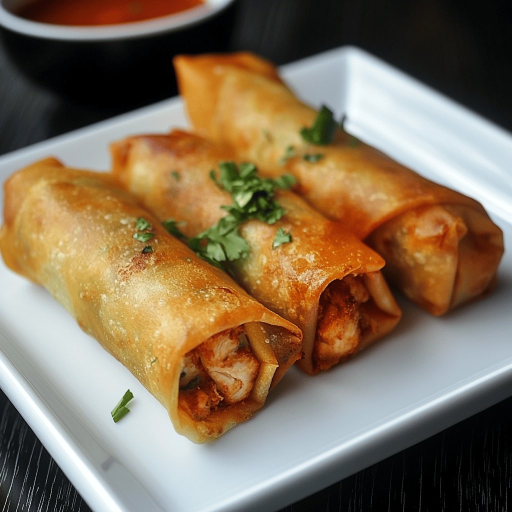 Thai Chicken Spring Rolls