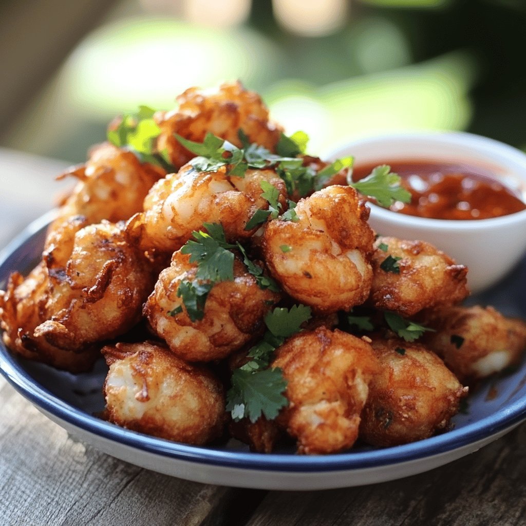 Crispy Prawn Fritters