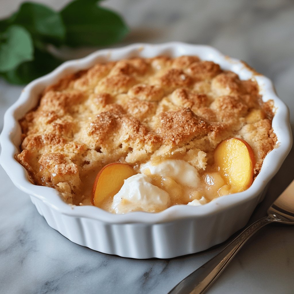 Fresh Peach Cobbler