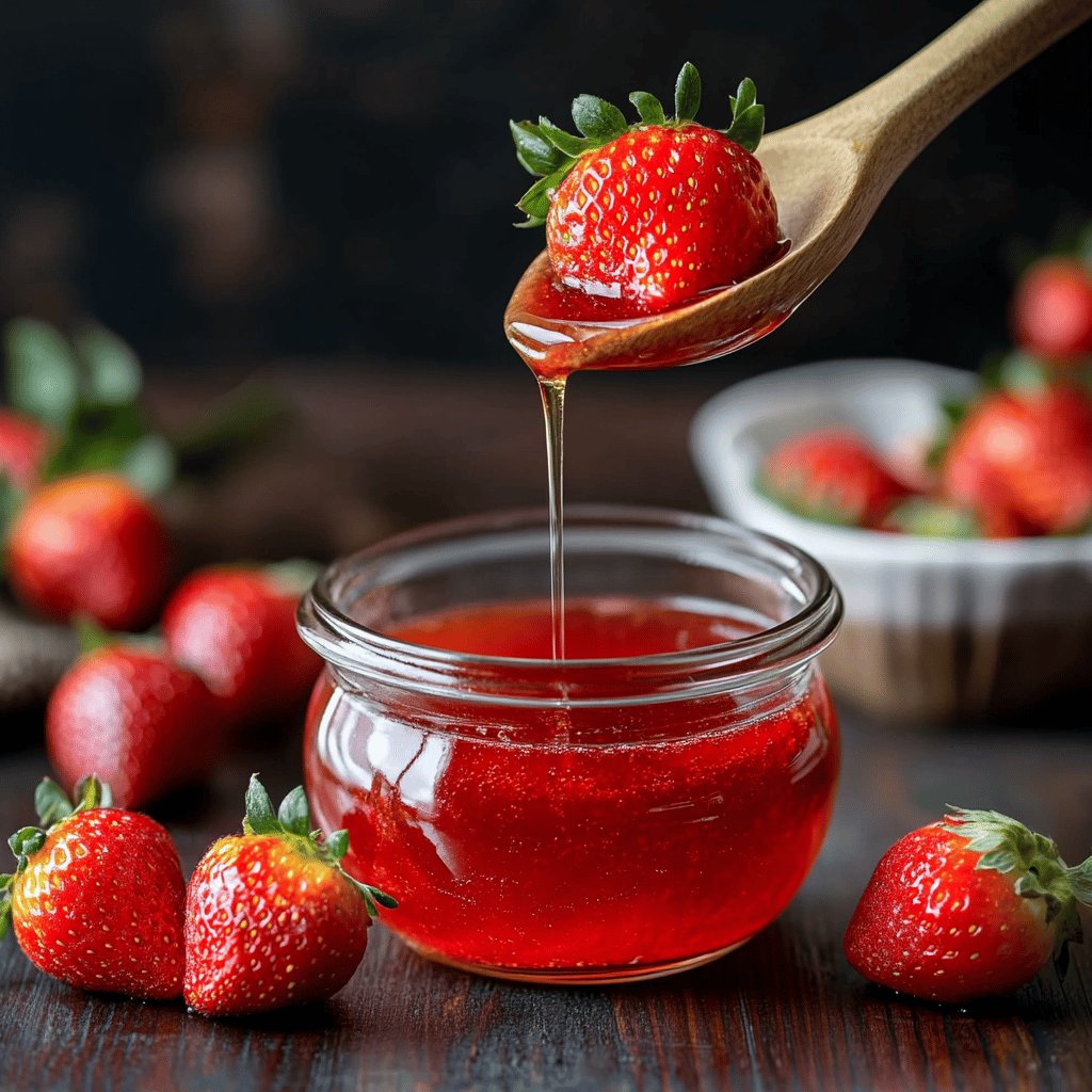 Sirop de Fraises Maison