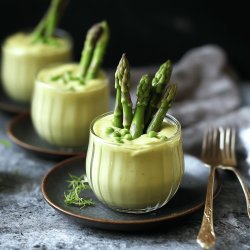 Crème d'asperges en verrines