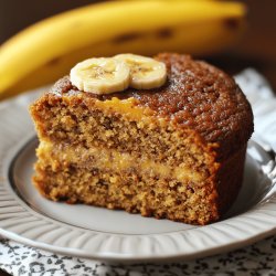 Gâteau aux bananes mixées