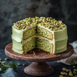 Cake moelleux à la pistache